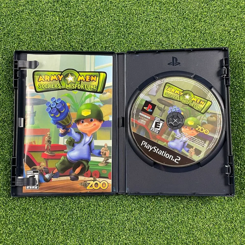 Army Men: Soldiers Of Misfortune (Sony PlayStation 2, 2008) PS2 CIB